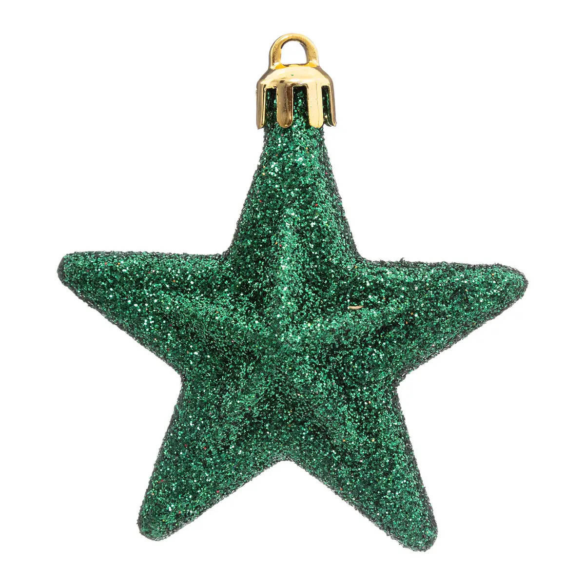 WEIHNACHTSBAUMSCHMUCK Sterne Kunststoff 6er-Set - Multicolor, Kunststoff (3/6.5/6.3cm) - Atmosphera Createur d´interieur