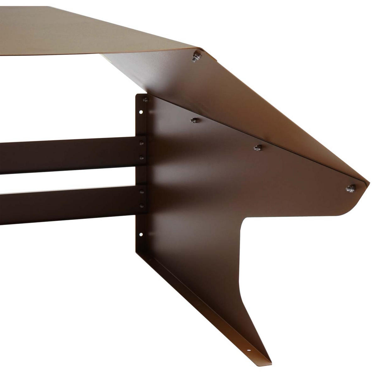 MÄHROBOTER-GARAGE 41x60x70cm Metall Braun - Braun, Metall (60/41/70cm) - PROREGAL