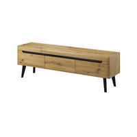 LOWBOARD NORDICO 160x40x50 cm mit 3 Schubladen Eiche Artisan - Eiche Artisan, Holzwerkstoff (160/50/40cm) - MASSENO