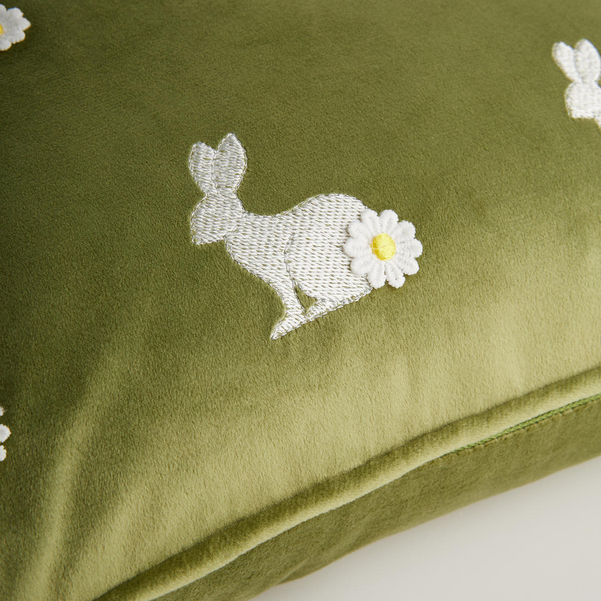 KISSENBEZUG Hopspring - Grün, Textil (45/45cm) - home&you