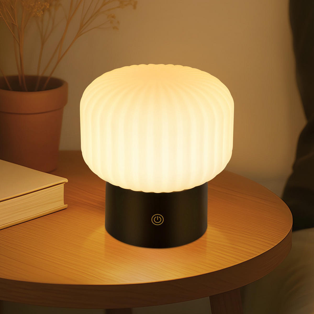 LED-TISCHLEUCHTE BRYANT Ⅲ 15/9/19 cm - Weiß, Glas (15/9/19cm) - Nettlife