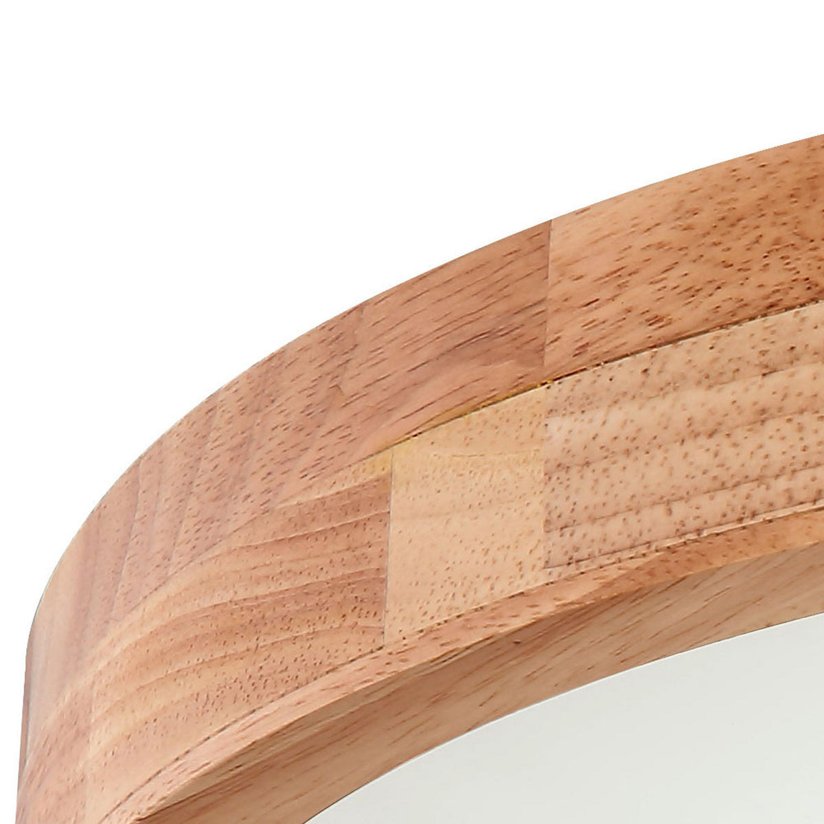 LED DECKENLEUCHTE Holzoptik Braun - Braun, Kunststoff (60/60/10.5cm) - Globo Lighting