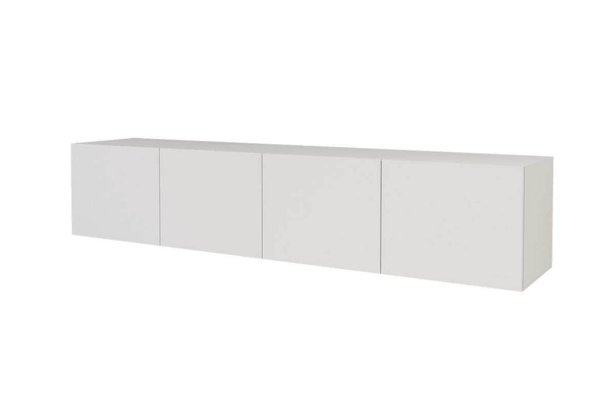 LOWBOARD ELIO-W 2x100x40x41 cm - Weiß - Weiß, Holzwerkstoff (200/40/41cm) - ALTDECOR