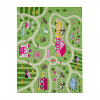 KINDERTEPPICH Grün 140 x 200 cm - Grün, Kunststoff (140/200cm) - TT Home