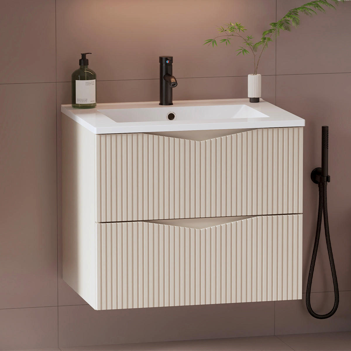 UMIVAONIK 60cm Tao Kašmir - boje kašmira, drvni materijal (60/50/45.8cm) - Petits-meubles
