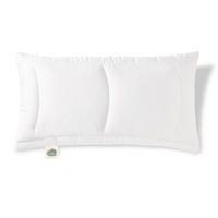 KOPFKISSEN MERINOWOLLE Schurwolle medium - Weiß, Naturmaterialien/Textil (80/80cm) - wolly