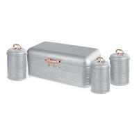 BROTKASTEN Silber 42.5/23/16 cm BH6755 - Silberfarben, Metall (23/16/42.5cm) - Berlinger Haus