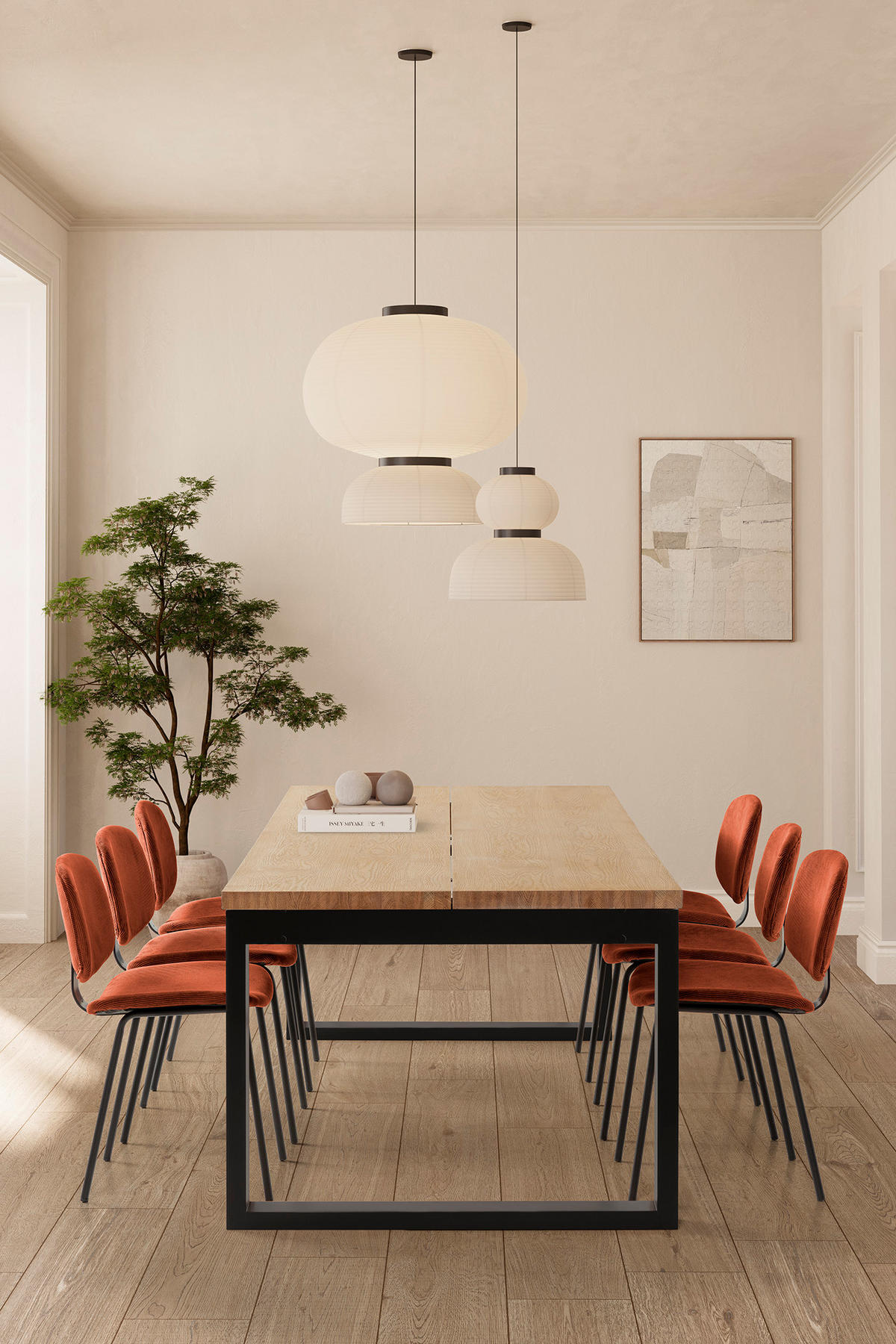 ESSTISCH Rina Schwarz 220/100/76 cm - Schwarz, Holz (220/100/76cm)