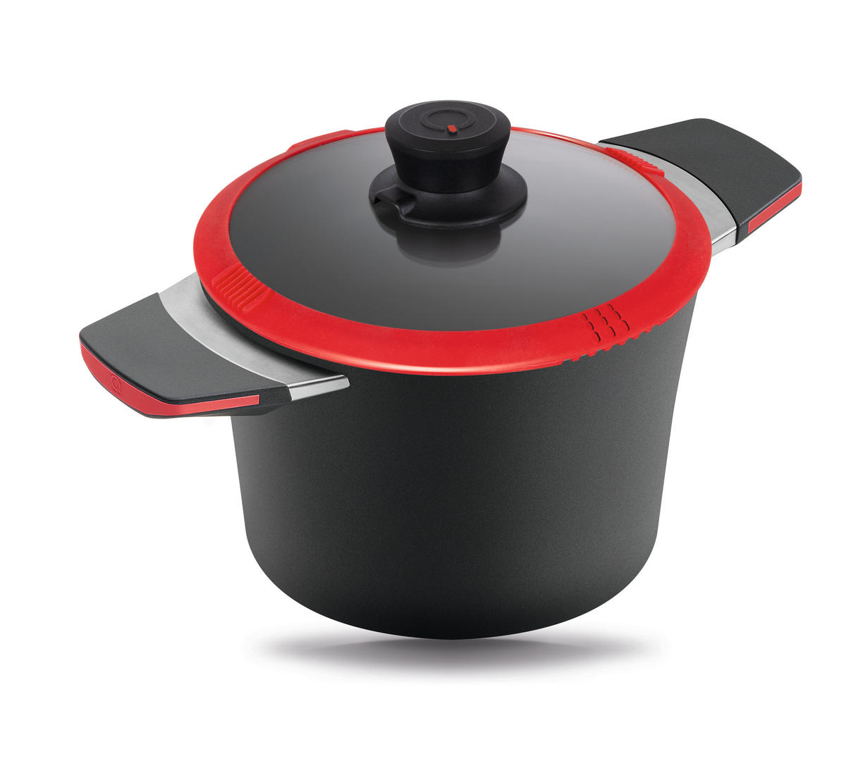 KOCHTOPF INDUKTION ⌀20cm - ROT - Rot, Kunststoff/Metall (20cm) - Gastrolux