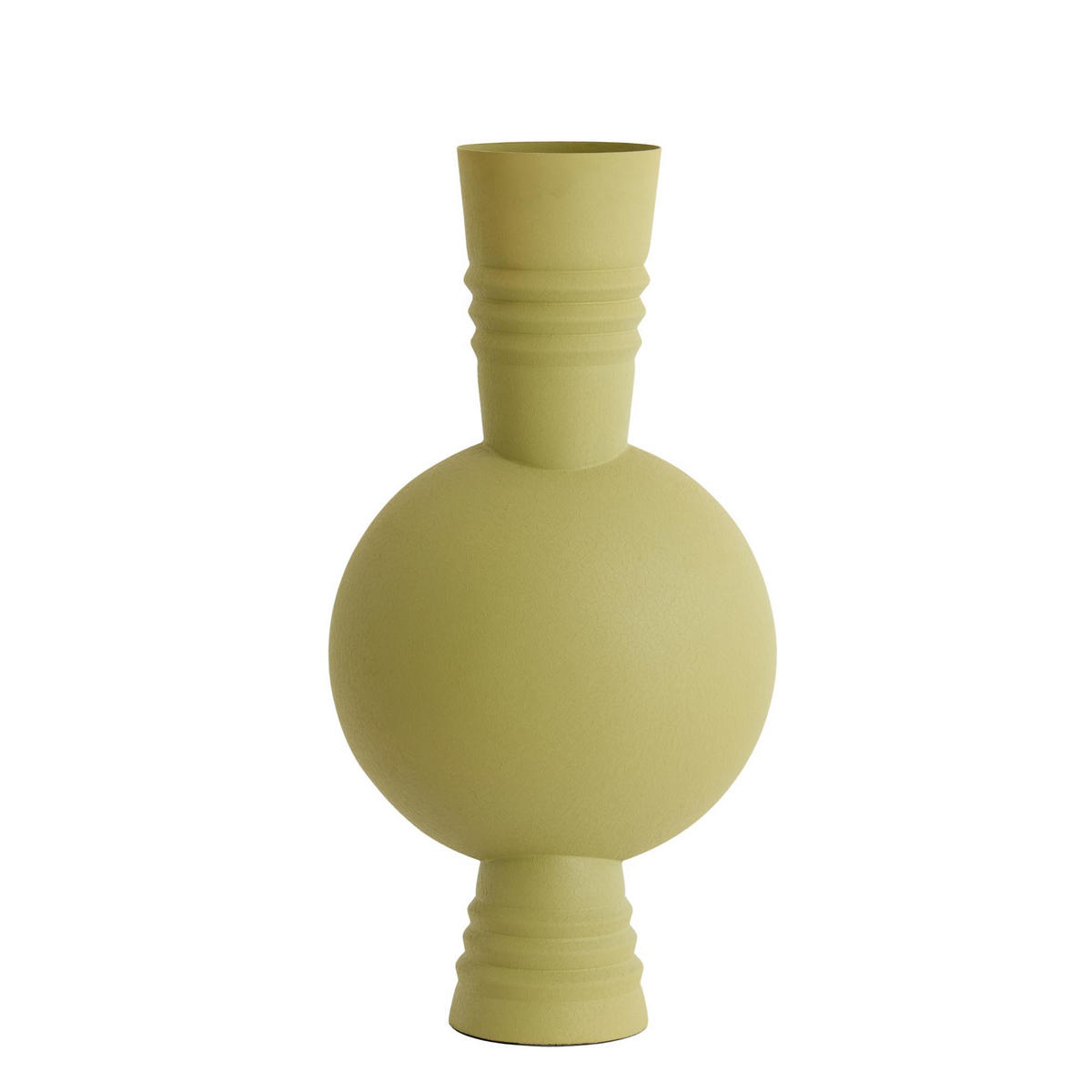 VASE Kavansi Grün 21/21/60 cm - Grün, Metall (60cm) - Light & Living