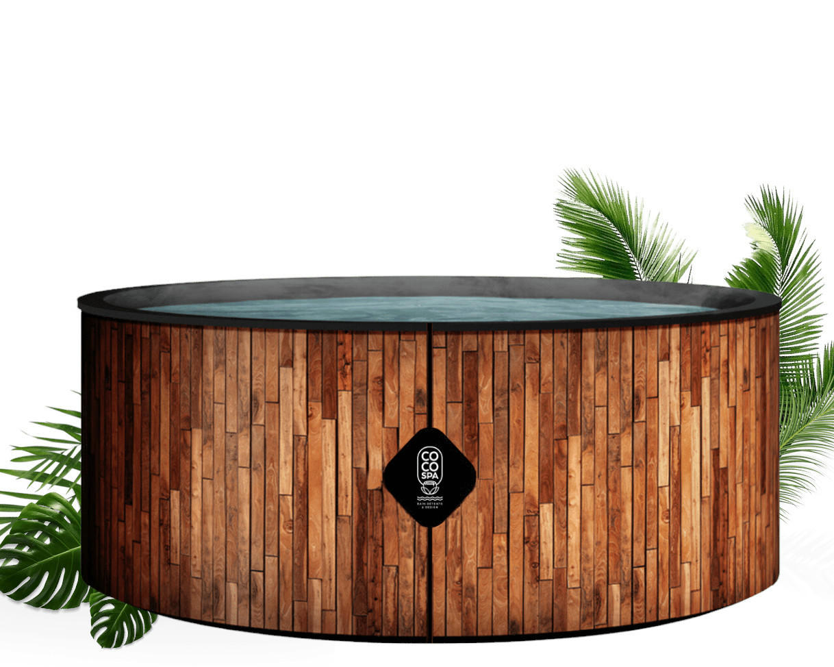 Coco SPA Whirlpool Braun 180x70x70 cm