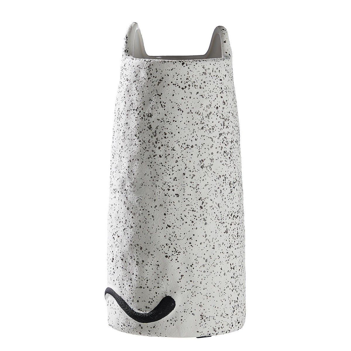VASE Gato Katze 26 cm - Weiß, Keramik (26cm) - Butlers