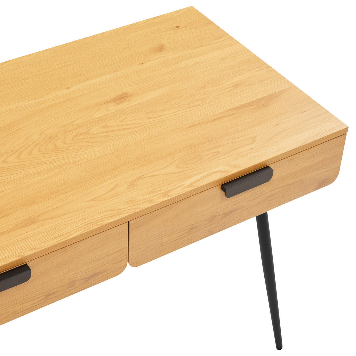 SCHREIBTISCH Louis - Braun, Holzwerkstoff (110/60/75cm) - Happy Garden