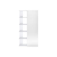 SCHUHSCHRANK - 87.6 x 40.9 - holz - weiß Sylany - Weiß, Holz (87.6/165.7/40.9cm) - Vente-Unique