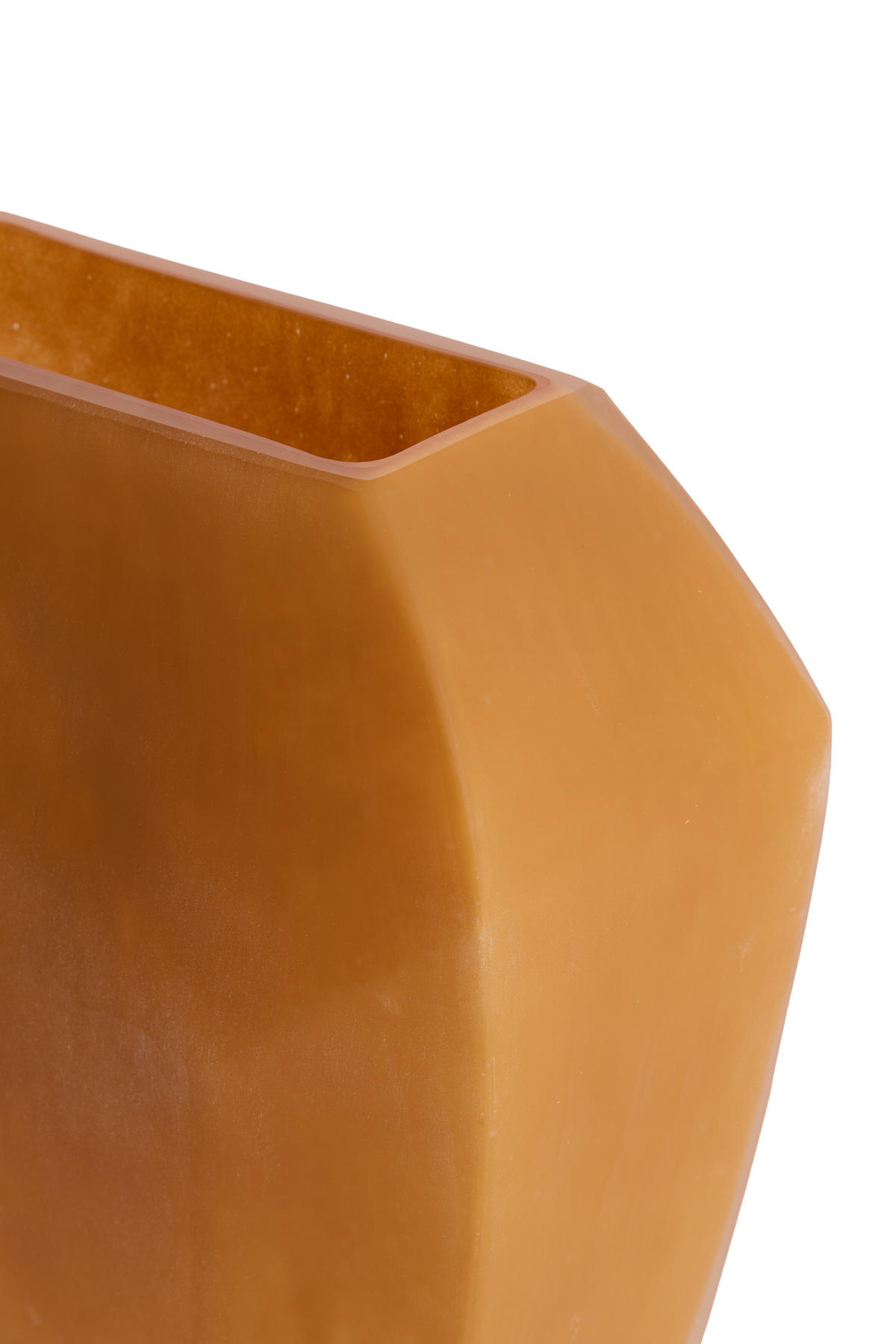 VAZE Vionna Braun 30/16/44.5 cm - Cognac, Glas (44.5cm) - Light & Living