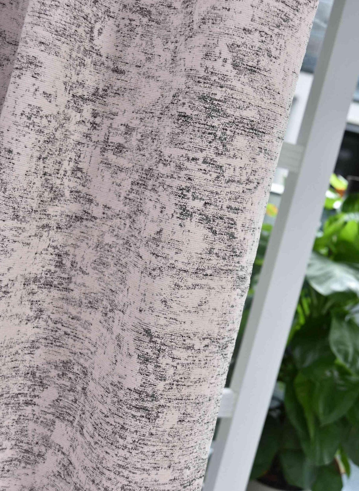 VORHANG 2ER SET VENEDIG HxB 245x140 cm Creme Schwarz - Creme, Textil (140/245cm) - Gardinenbox