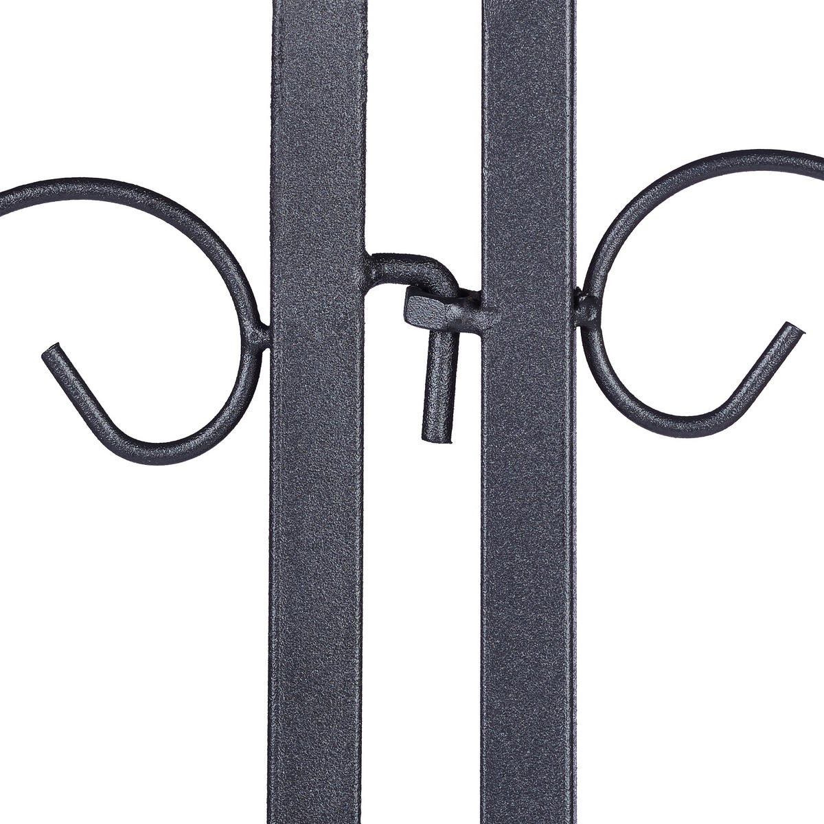 4XBEETZAUN - Schwarz, Metall (225/47/1.5cm) - Relaxdays