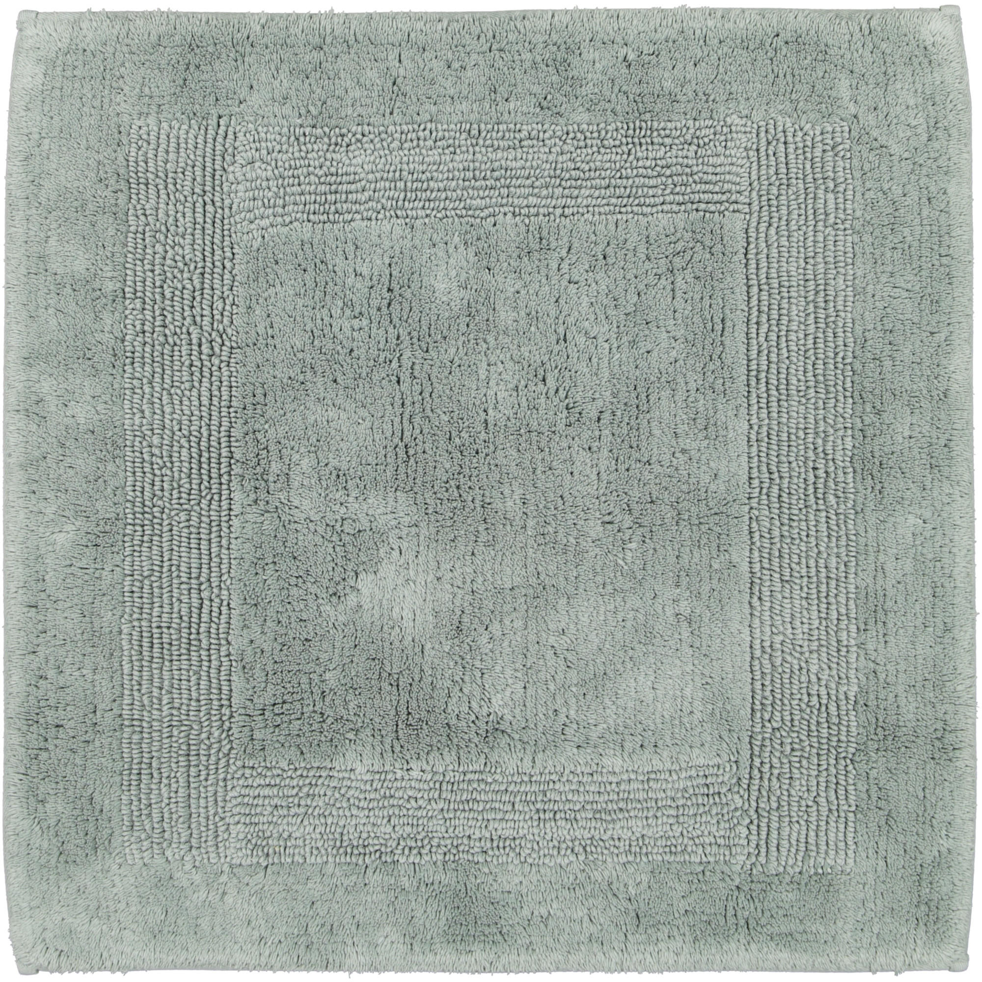 BADTEPPICHE LUXUS BADTEPPICH 1000 NORDIC GREEN - 470 - Grün, Textil (60/60cm) - Cawoe