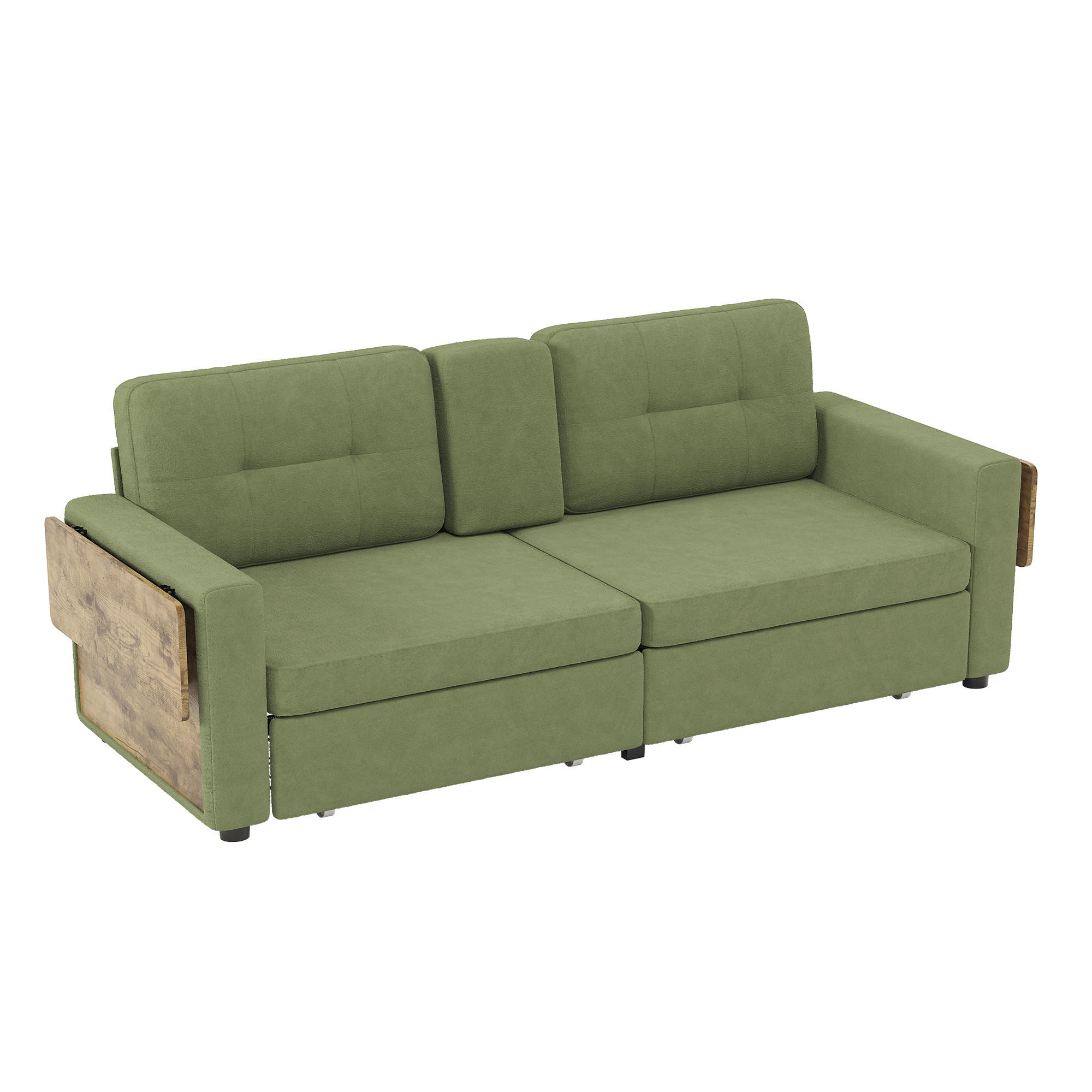 ComfortXL 2-Sitzer-Sofa Grün 178x57.5x71 cm