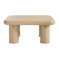 COUCHTISCH - 90 cm x 90 cm - holz - beige Tamisda - Beige, Holz (90/90/41cm) - Vente-Unique