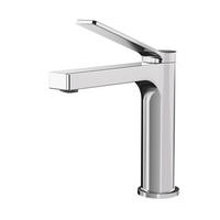 WASCHTISCHARMATUR mit Spulen-Zertifiziertem Filterelement Verchromt - Chromfarben, Metall (17.3/4.6/19.5cm) - EMKE