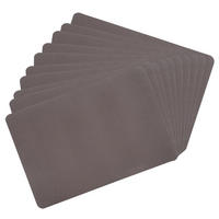 PLATZSETS, 10 Stück, Kunstleder Braun - 43 x 29 cm - Braun, Kunststoff (43/29/0.18cm) - Kesper