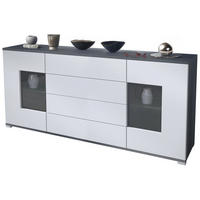 SIDEBOARD Grömitz Weiß matt - Weiß, Holzwerkstoff (166.5/75.5/35cm) - Vladon