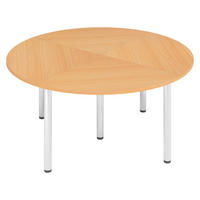 KONFERENZTISCH-SETS Serie-K 160/160/74 cm in Buchefarben - Buchefarben, Holzwerkstoff (160/160/74cm) - bümö