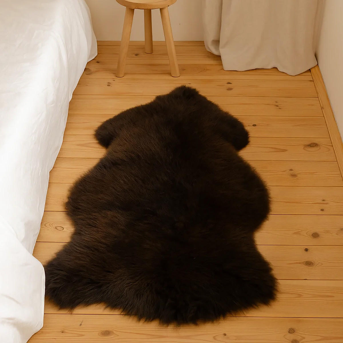 FELL Schaffell naturbraun ca. 90 cm - Braun, Fell (50/90cm) - Provellus