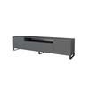 LOWBOARD NOA-2-S 200x53x41 cm - Graphit - Schwarz/Graphitfarben, Holzwerkstoff (200/53/41cm) - ALTDECOR