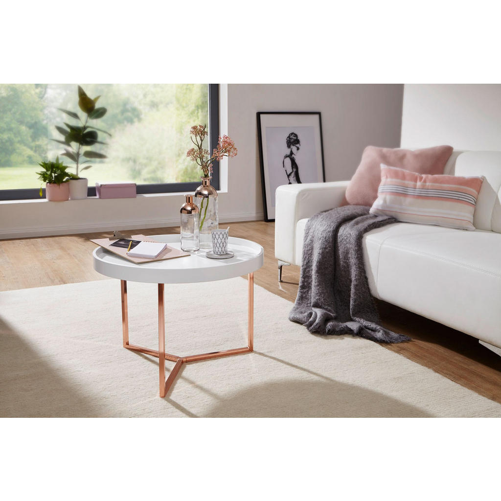 Thumbnail - tinkaro Couchtisch, Weiß, Holz, 58.5x42x58.5 cm, Wohnzimmer, Wohnzimmertische, Couchtische