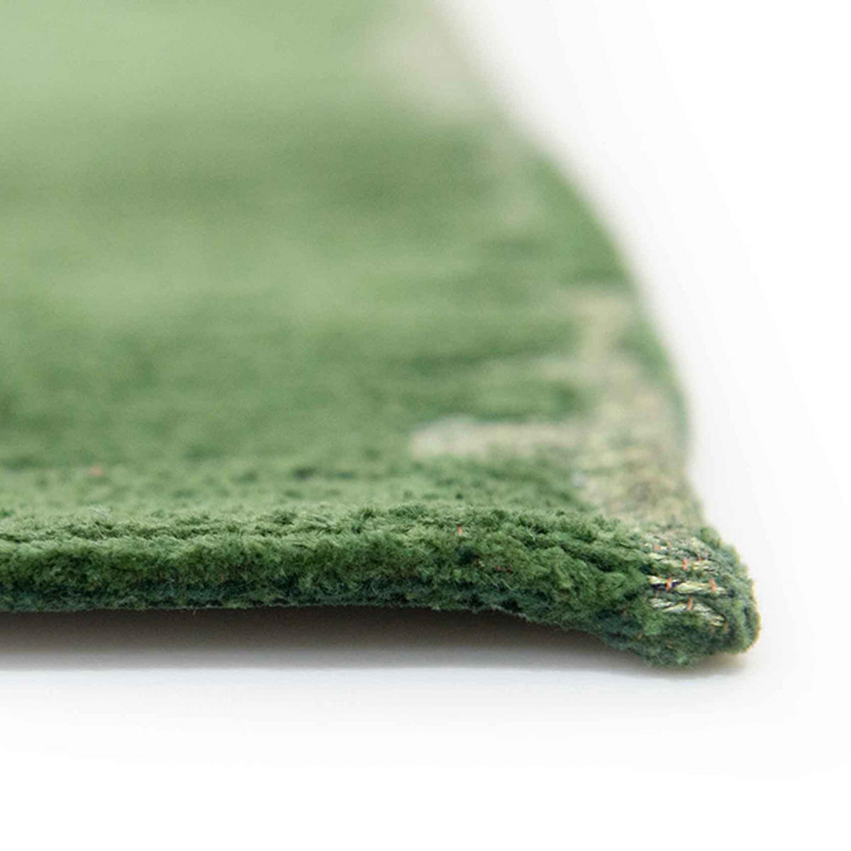 TEPPICH Perrier's Green Structures Baobab 80/250 cm - Grün, Textil (80/250cm) - Louis De Poortere