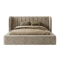POLSTERBETT GONDO 160x200 cm, Hellbraun - Braun, Textil (200/160cm) - Fedve