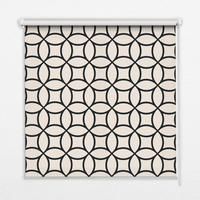 VNÚTORNÁ roleta - okenná roleta - roleta - 100x100 cm - Prekladanie - biela, plast (100/100/0.5cm) - TULUP