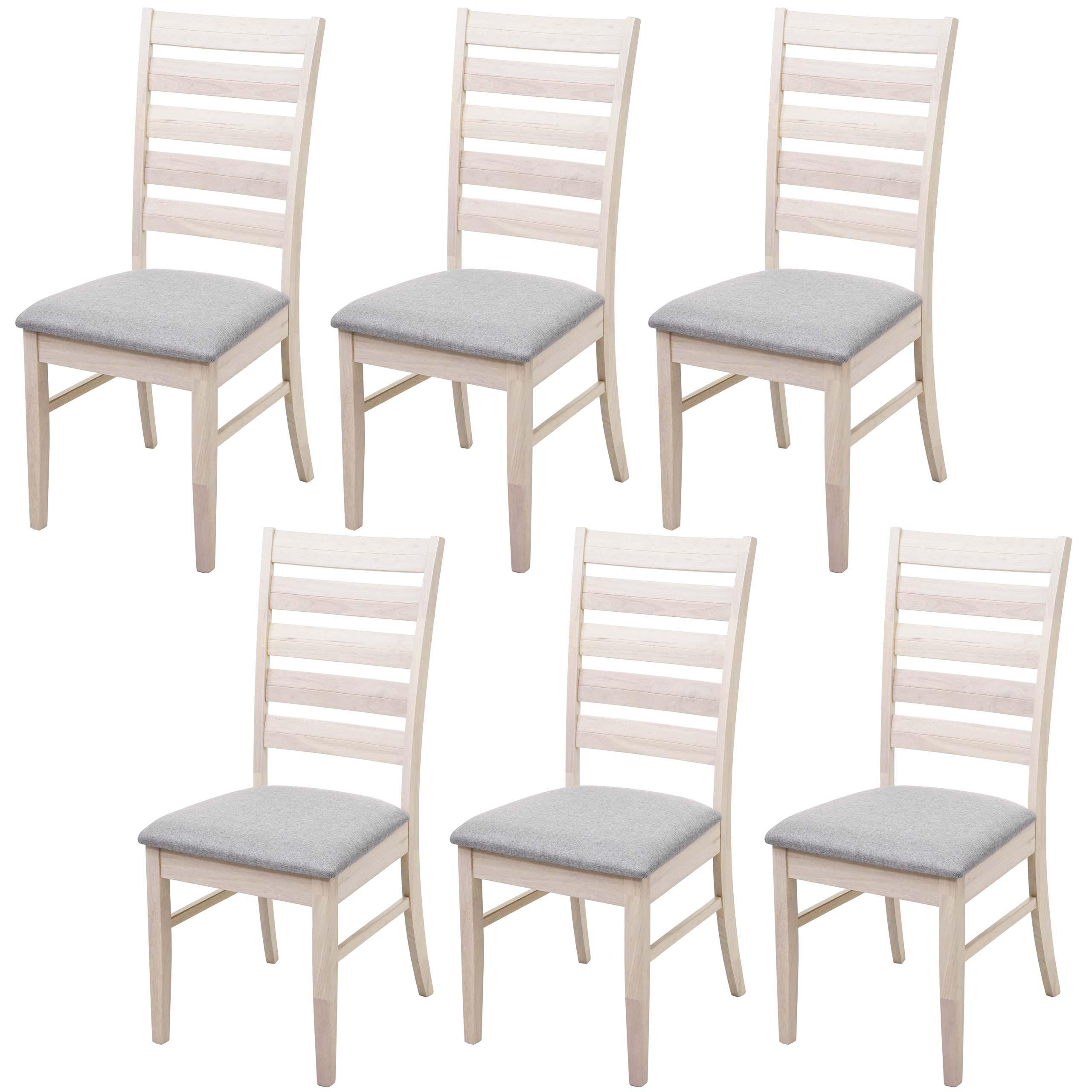 ESSZIMMERSTUHL Grau 6er-Set - Grau, Holz (47/100/58cm) - MCW