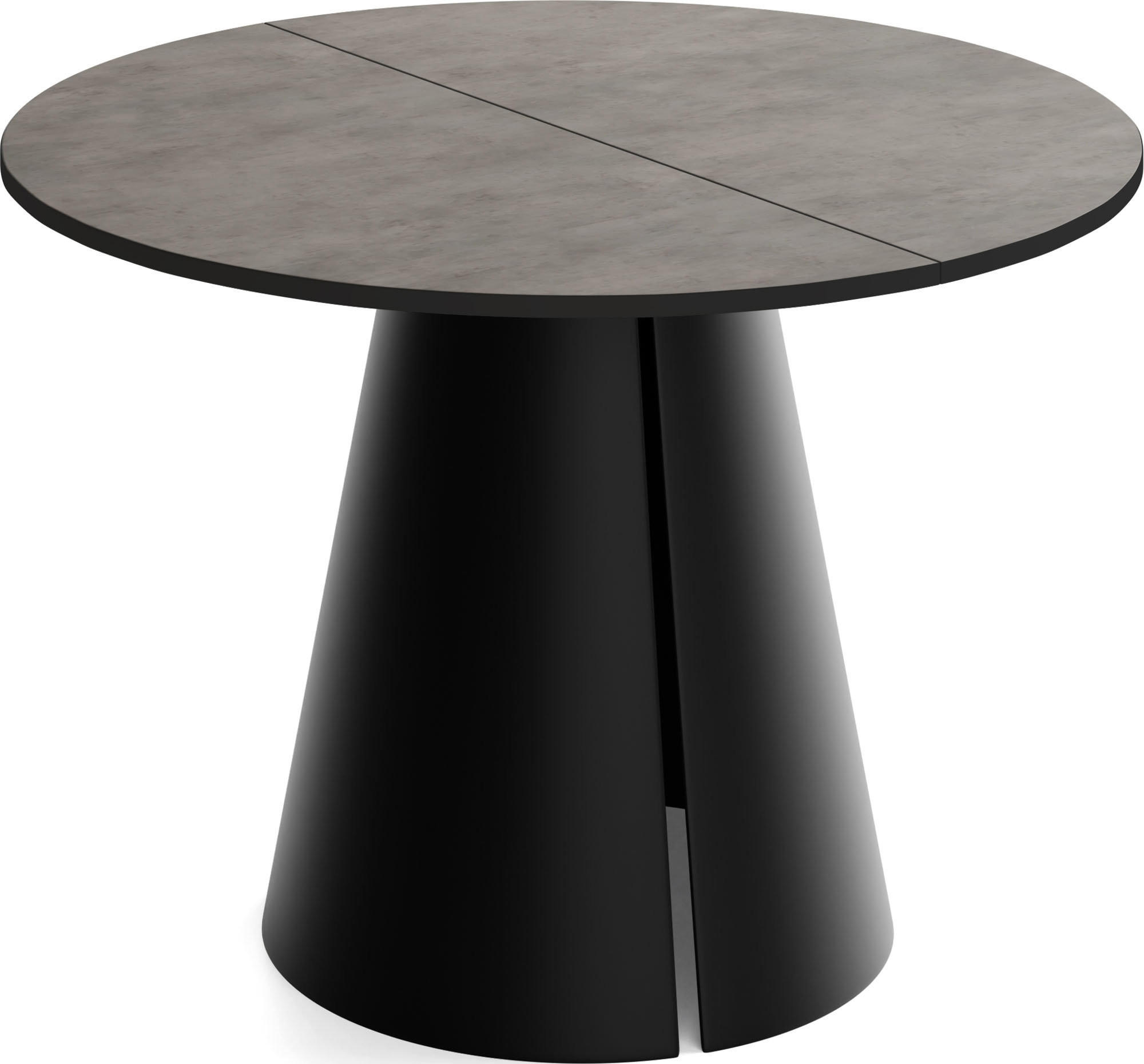 WFL Group Esstisch Dunkelgrau 176x76x100 cm