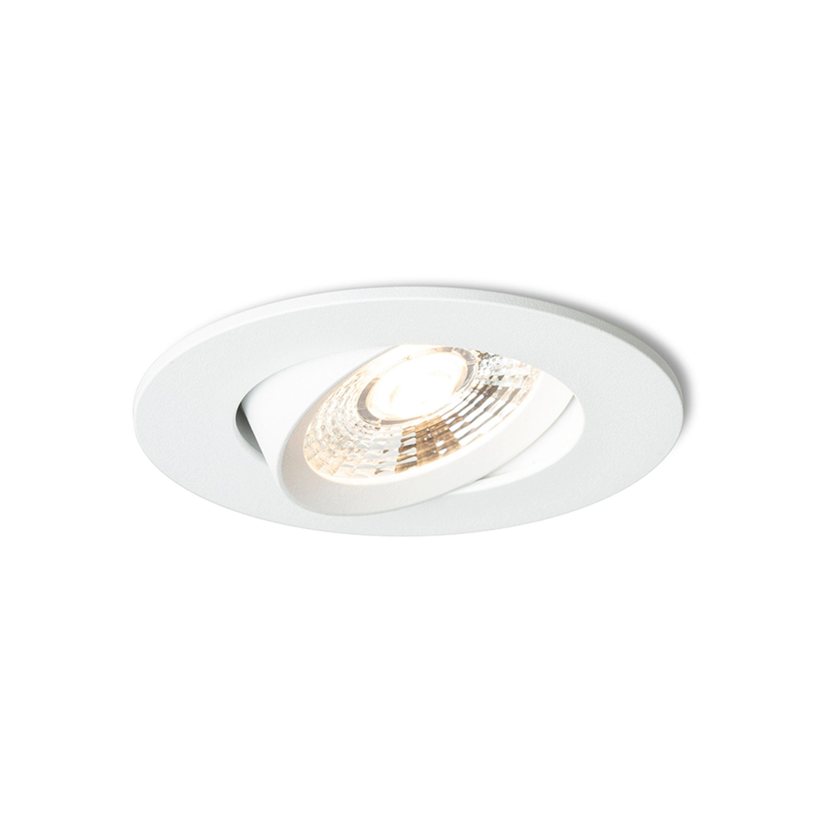 EINBAULEUCHTE NEFRIT DIMM Weiß 6 W - Weiß, Metall (9/9/12cm) - Rendl