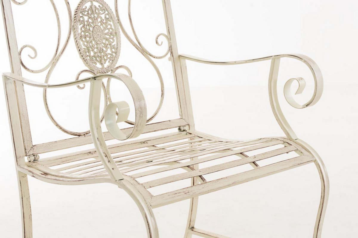 STUHL Pamela antik-creme - Naturfarben, Metall (62/94/53cm) - TPFGarden