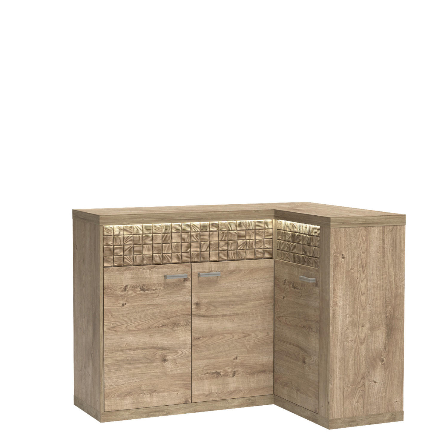 Komodee Sideboard Braun 132x99x41 cm