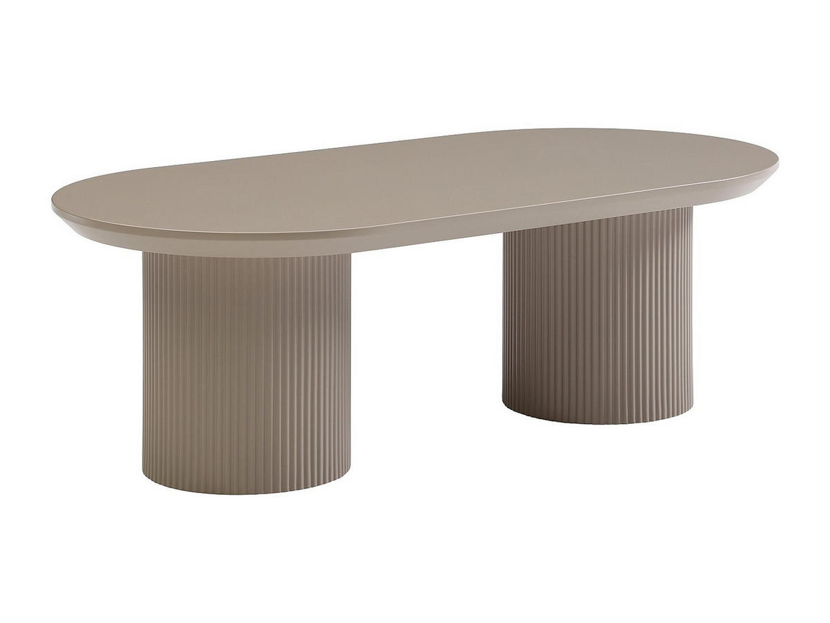 COUCHTISCH - 120 cm x 60 cm - holz - taupe Lorimila - Taupe, Holz (60/120/40cm) - Vente-Unique
