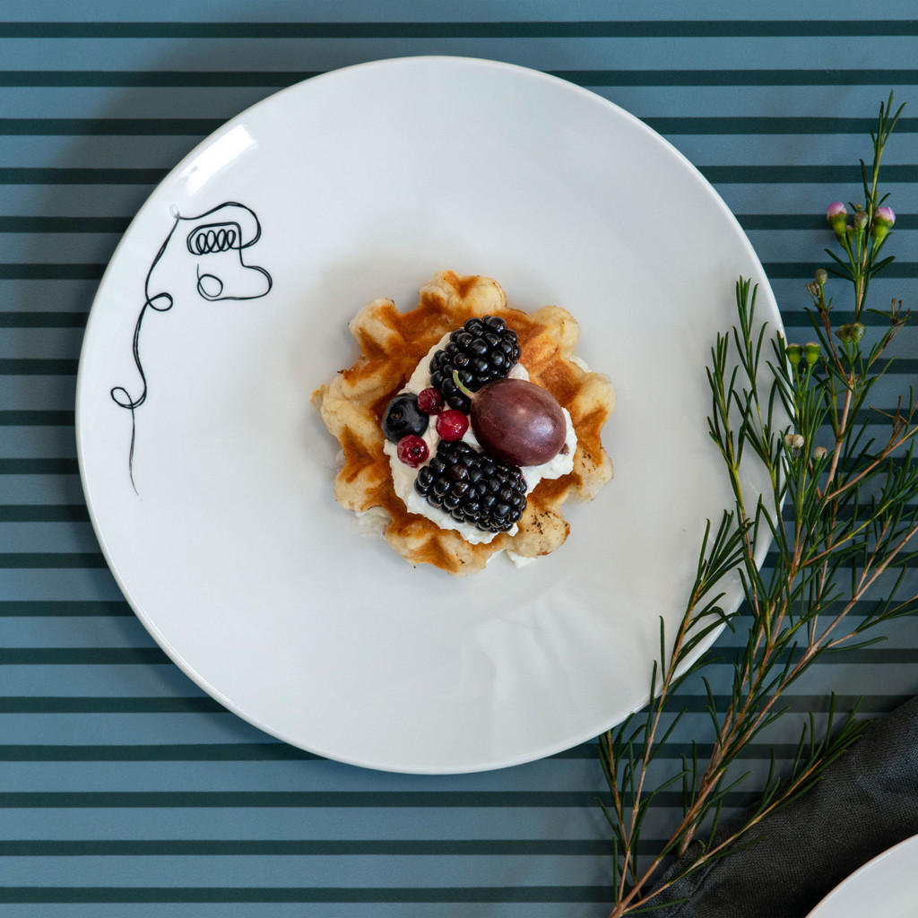 FRÜHSTÜCKSTELLER Statement Lines weiß ø 21,2 cm - Weiß, Keramik (21.2cm) - Villeroy & Boch
