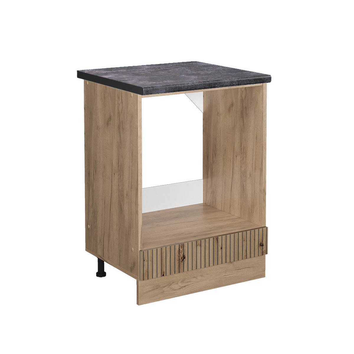 HERDUMBAUSCHRANK R-Line Artisan-Eiche 60 cm, AP Anthrazit - Eiche Wotan/Eiche Artisan, Holzwerkstoff (60/81.6/60cm) - Vicco