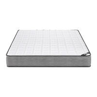 STANDARDMATRATZE - 2 Personen - stoff - weiß Kijal - Weiß, Textil (140/190cm) - Vente-Unique