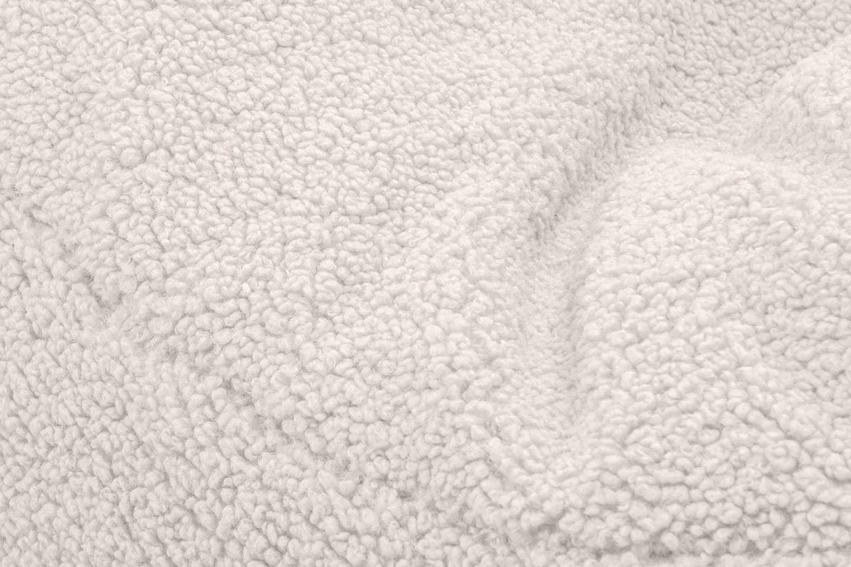 SITZSACK COSMO aus Bouclé, Ecru - Ecru, Textil (85/80/85cm) - KONSIMO®