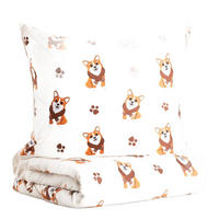 BETTWÄSCHE Corgi Mikrofaser 160/200 cm - Multicolor, Textil (160/200cm) - Homla