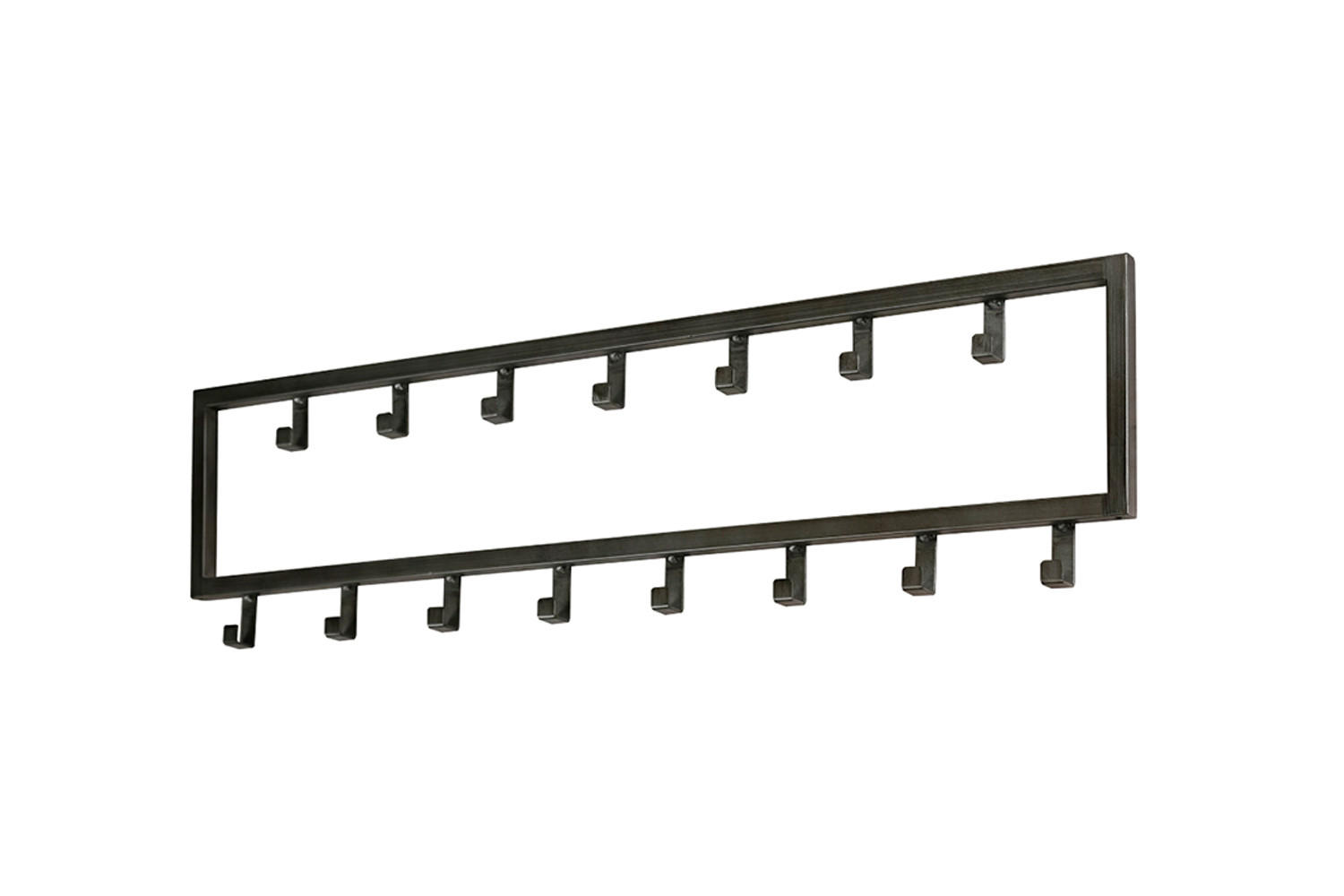 GARDEROBE LEONOR Grau Metall - Grau, Metall (80/20/2cm) - KAWOLA