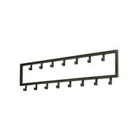 GARDEROBE LEONOR Grau Metall - Grau, Metall (80/20/2cm) - KAWOLA