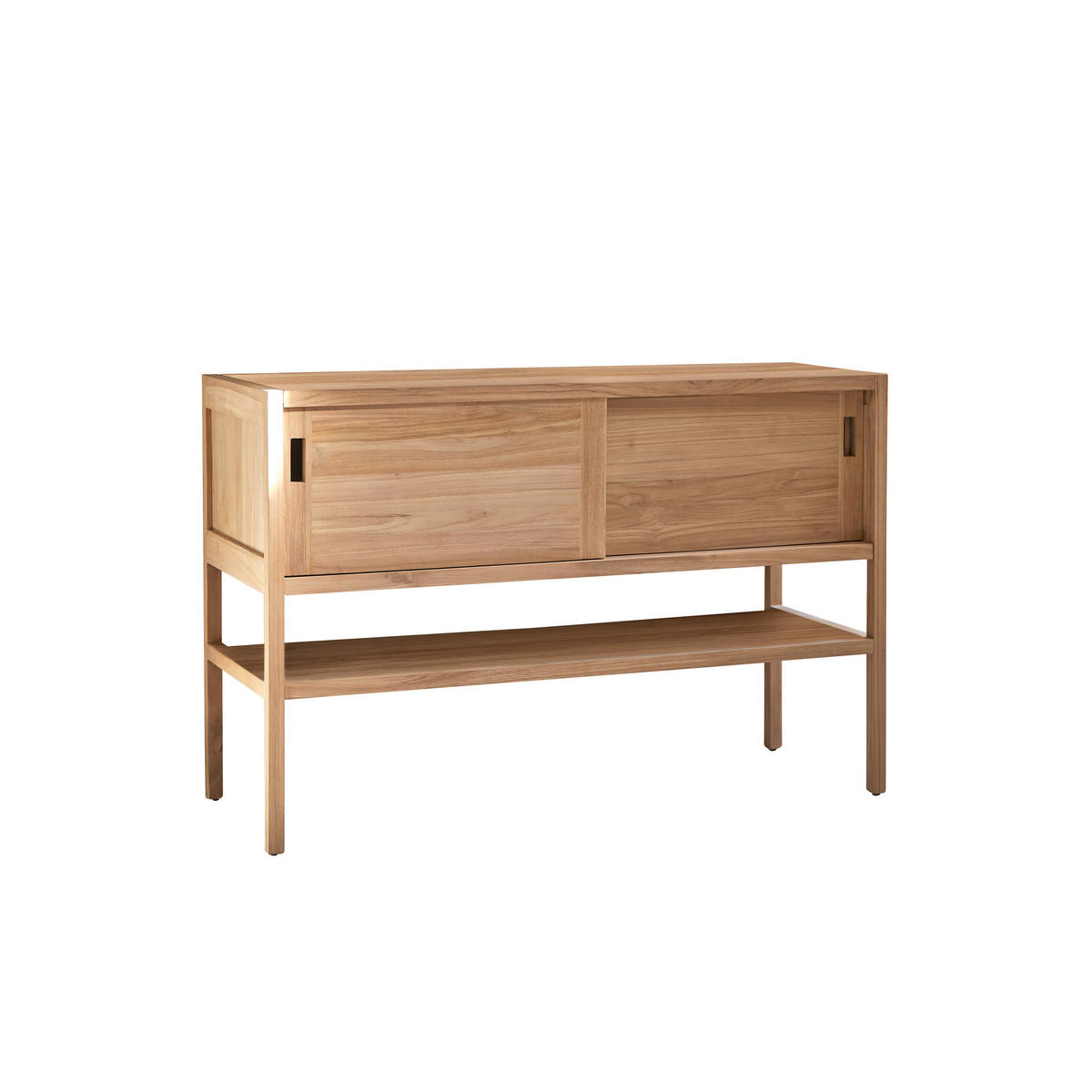 WASCHTISCHUNTERSCHRANK Arty Natur aus Teak - Naturfarben, Holz (120/80/47cm) - Tikamoon