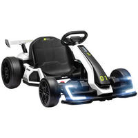 KINDER-DRIFT-KART Kunststoff Metall Weiß - Weiß, Kunststoff (120/76/53.5cm) - HOMCOM