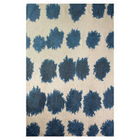 TEPPICH Paintball Curacao 170/240 cm - Blau, Textil (170/240cm) - Lola&Moi